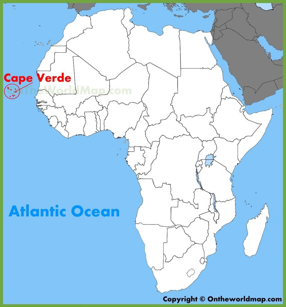 sal Cabo Verde zemljevid