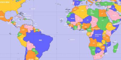Cape Verde lokacijo na zemljevidu sveta